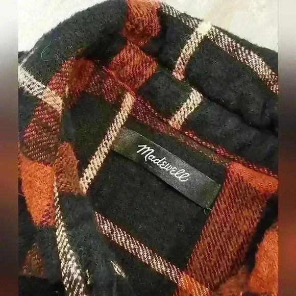 Madewell Women's Flannel Button Down - Picture 6 of 7